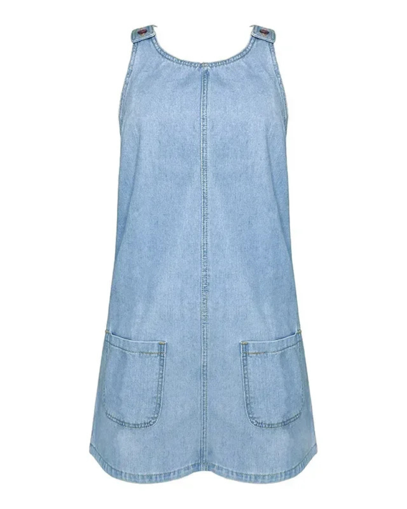 Sigrid Denim Dress™ | Sommerkjole med flatterende snitt