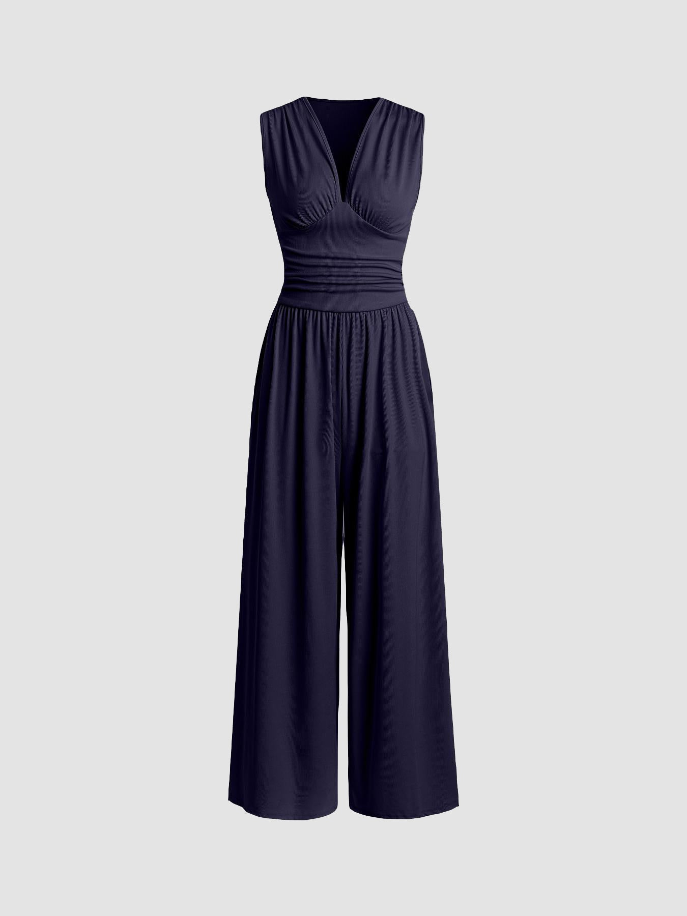 Mira™ - elegant ermeløs jumpsuit