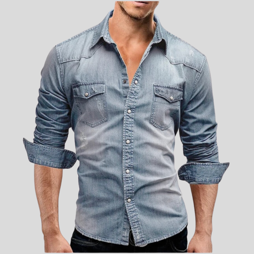 Alex™ - Moderne denimskjorte