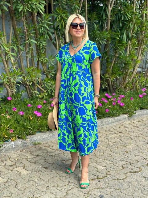 Mila - Elegant blomsterkjole